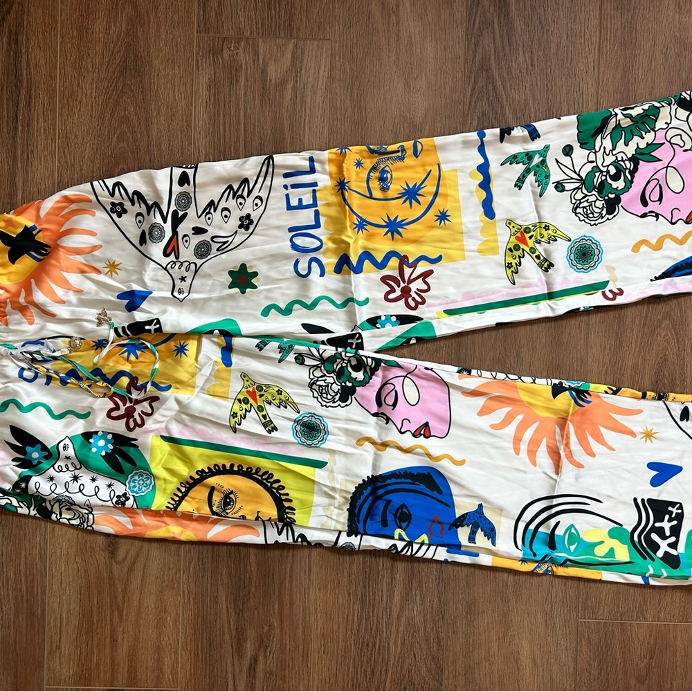 Joie bold print summer set - pants & top